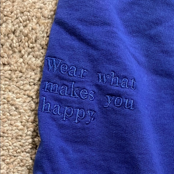 Terez Royal Blue Sweatpants Joggers with Elastic Waistband - Picture 4 of 8